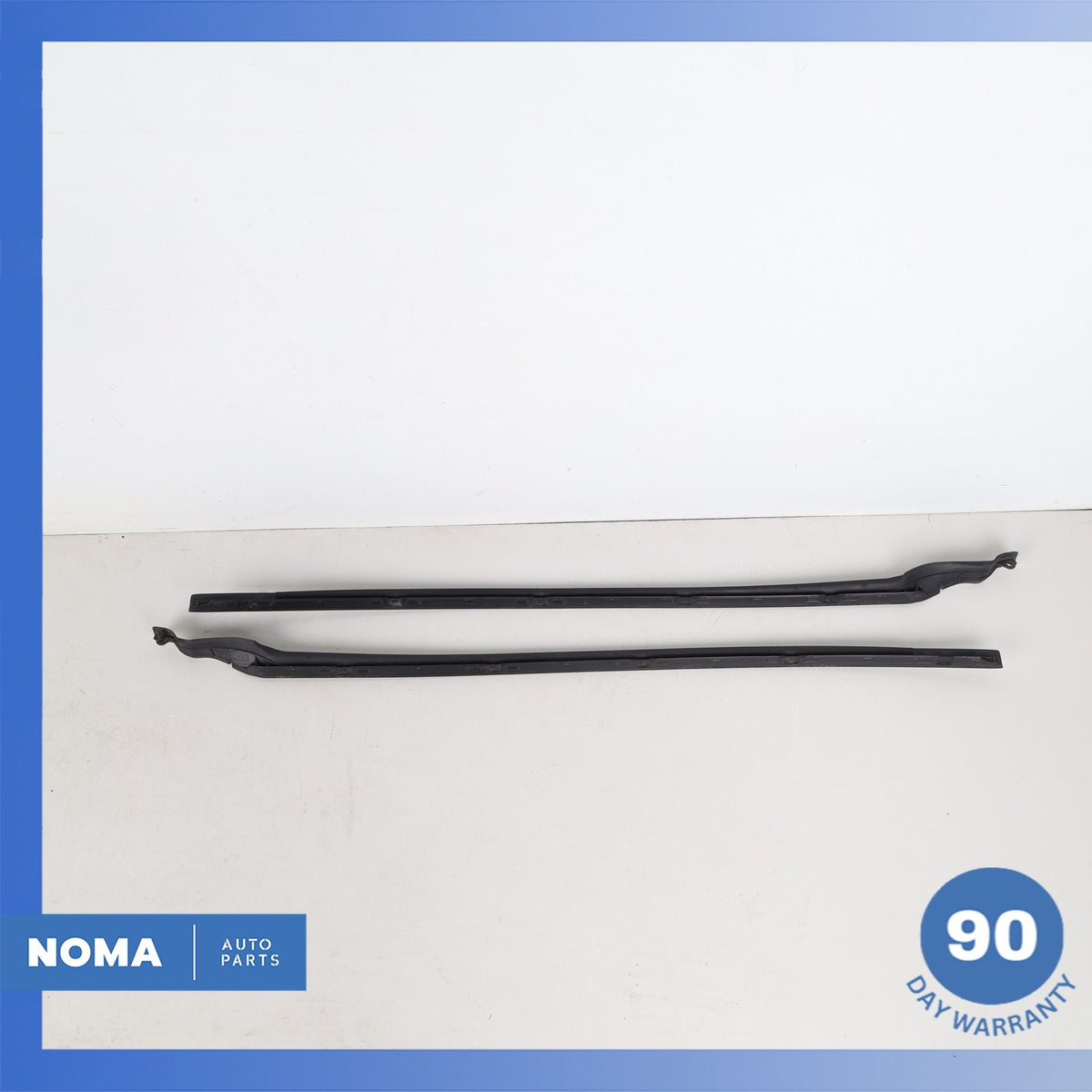 17-20 Jaguar X760 XE Right & Left A Pillar Exterior Windshield Molding Set OEM - photo 6