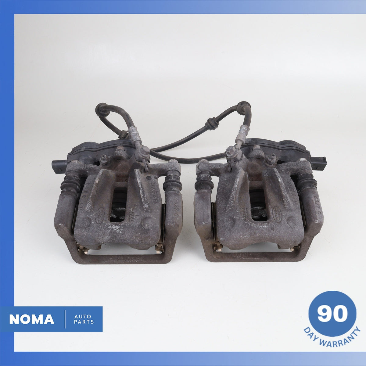 12-15 Range Rover Evoque L538 Rear Brake Caliper Cover Set w/ Actuator OEM - photo 2