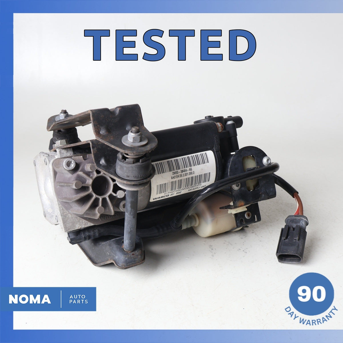 04-09 Jaguar X350 XJ8 XJR Air Suspension Compressor Pump C2C27702 OEM 82k - photo 1