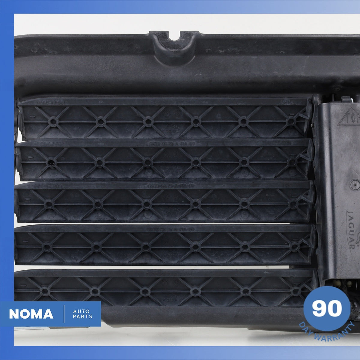 16-23 Jaguar X260 XF XE F-Pace Center Radiator Active Air Shutter Grille OEM - photo 9