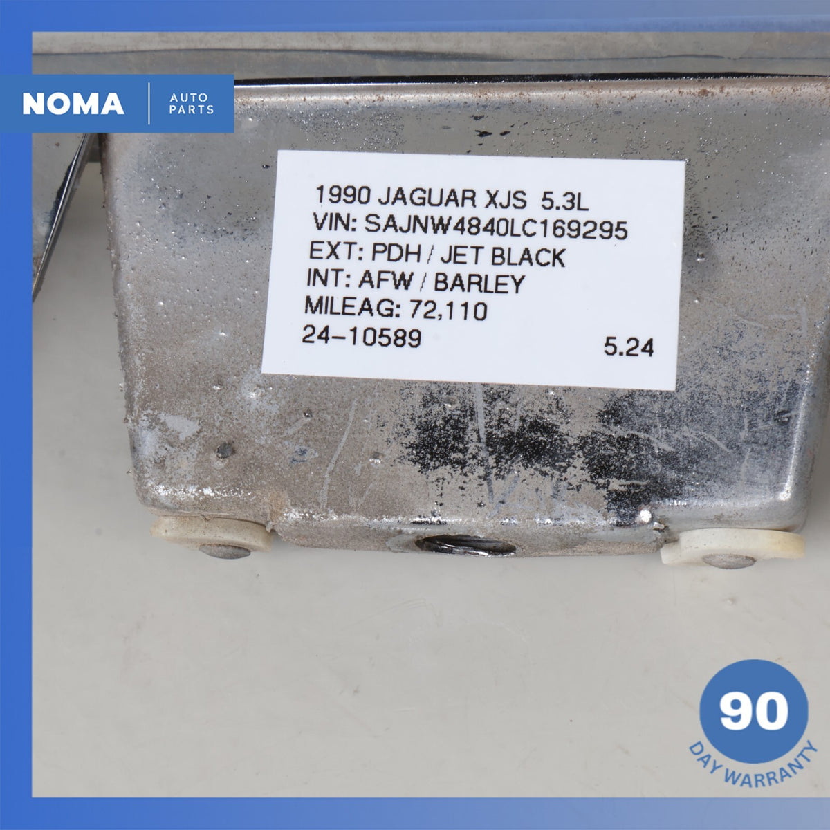 84-91 Jaguar XJS HE Series 2 Trunk Boot Lid Molding Cover Chrome DAC2090 OEM - photo 17