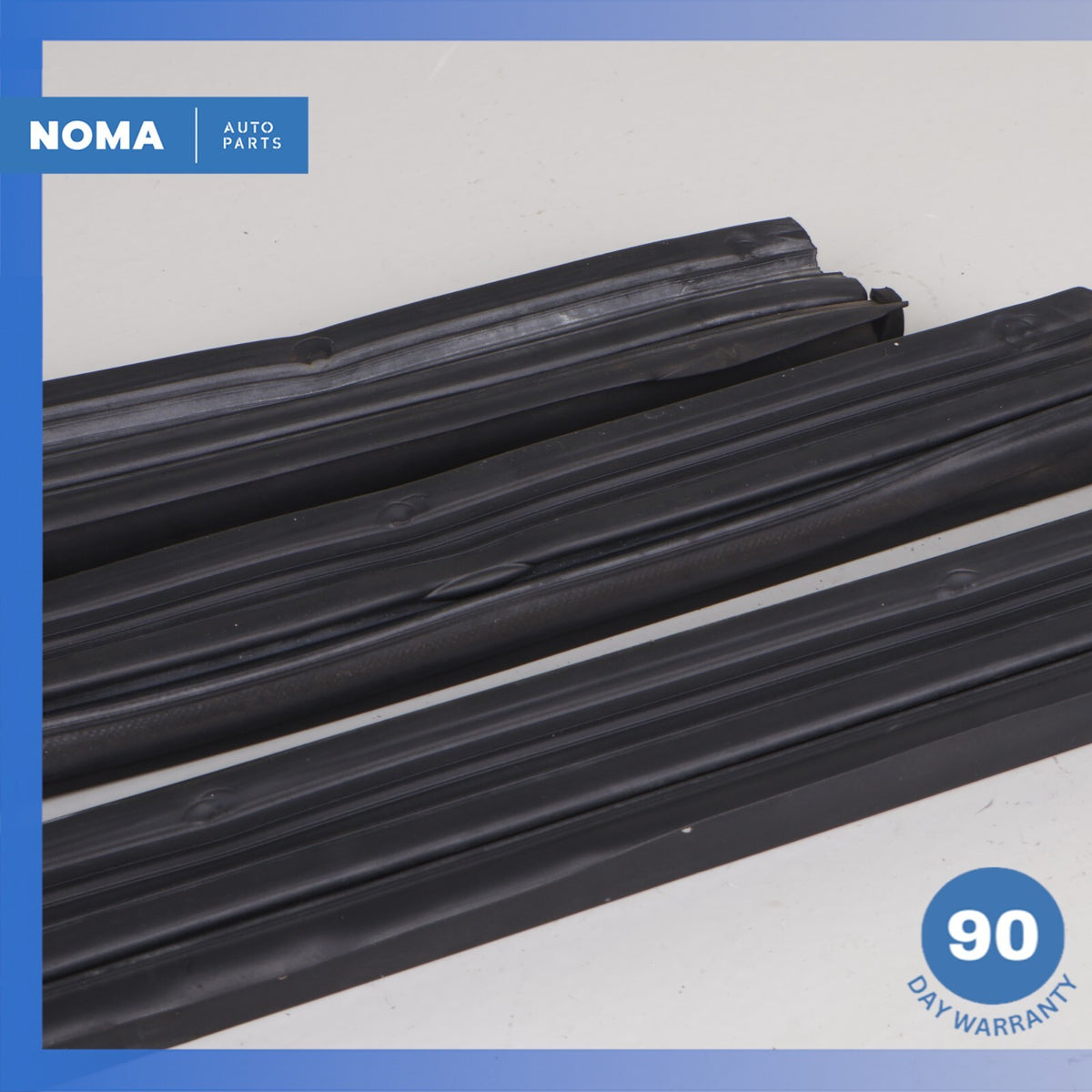 89-96 Jaguar XJS Convertible Top Roof Left Side Outside Molding Seal Set OEM - photo 8