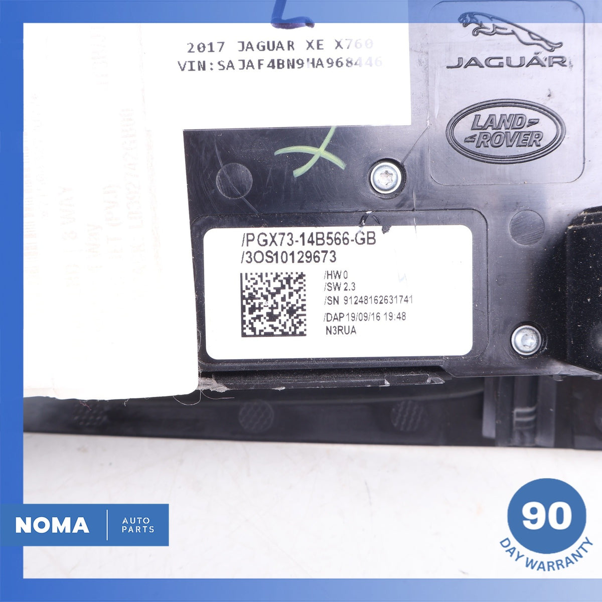 Jaguar X760 XE Front Left Driver Seat Control Switch w/ Trim Black OEM - photo 11