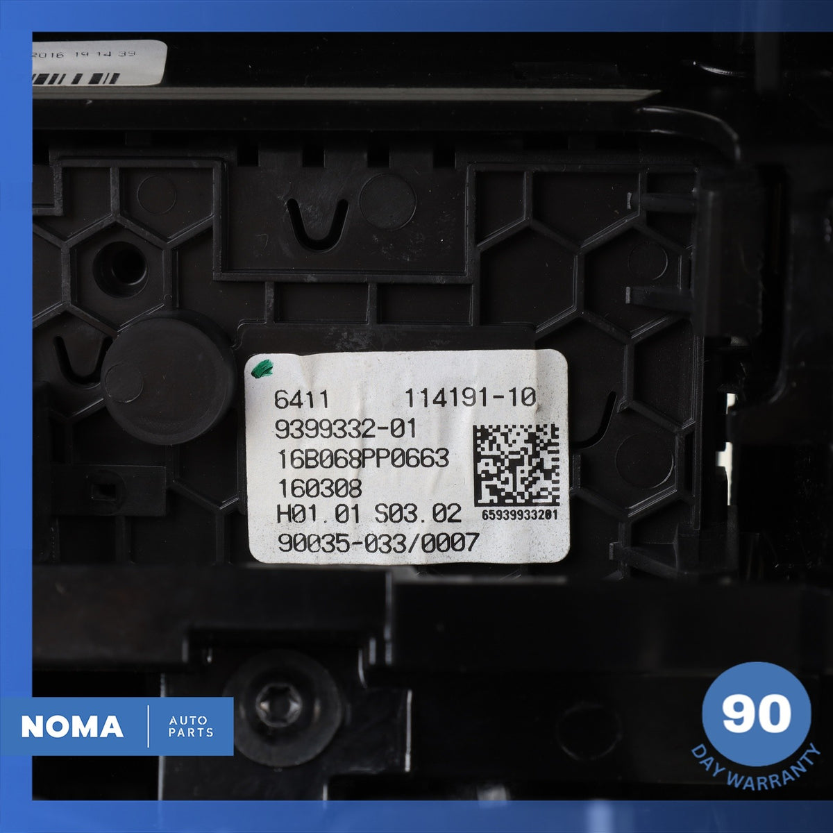 16-22 BMW G12 740i 750i Rear A/C Climate Control Switch w/ Trim OEM 76k - photo 8