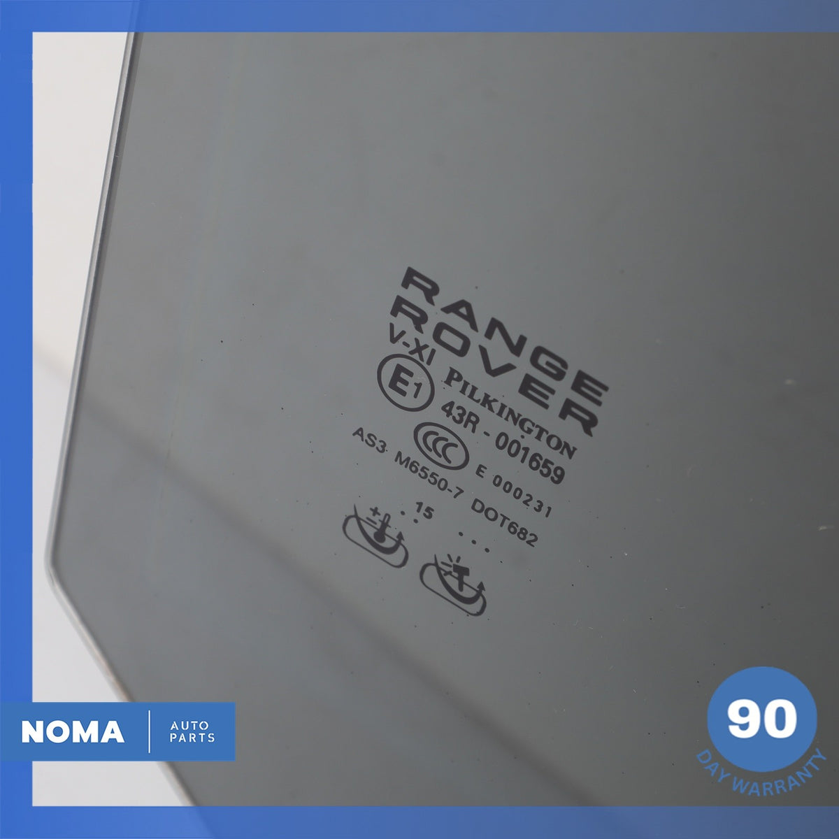 13-22 Land Rover Range Rover L405 Rear Right Side Door Window Glass OEM - photo 6