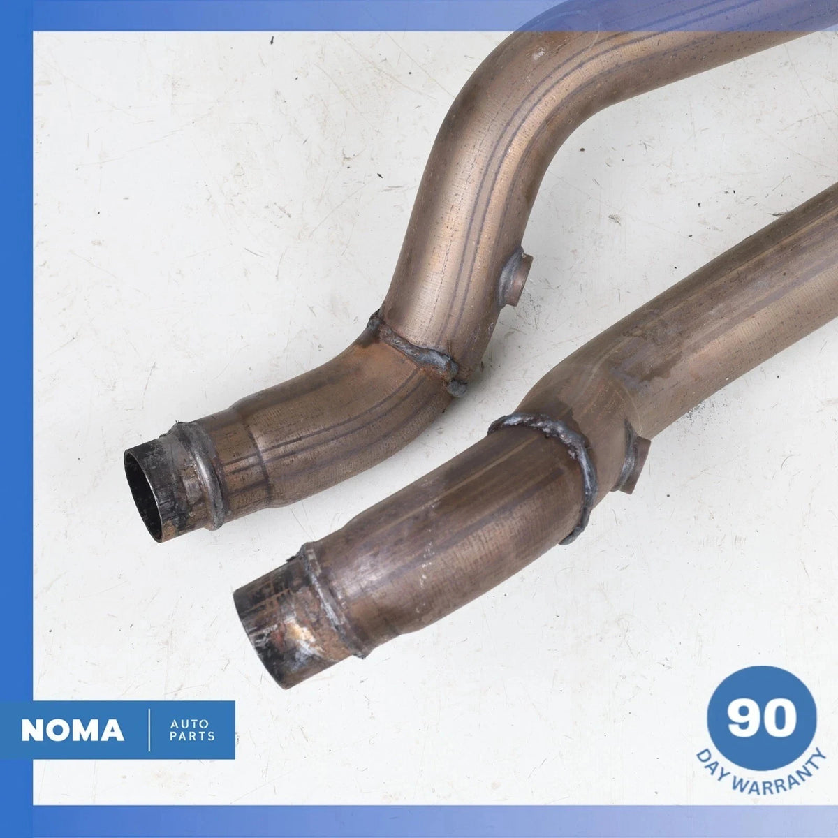 16-20 Jaguar X152 F-Type-S RWD Left & Right Side Exhaust Downpipe Set OEM 65k - photo 13