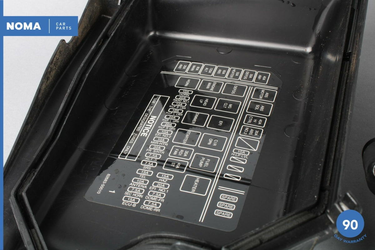 95-00 Lexus LS400 XF20 Front under Hood Fuse Box Housing Cover 82663-50030 OEM - photo 11