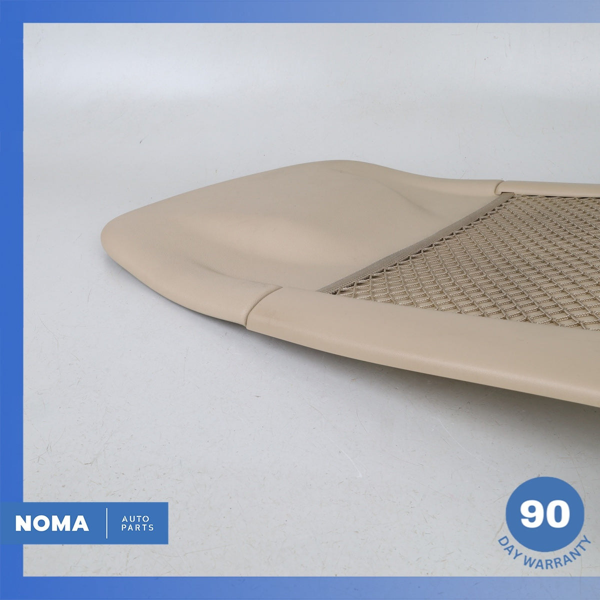 Jaguar X250 XF XFR Front Right Passenger Side Seat Back Cover Panel Beige OEM - photo 8