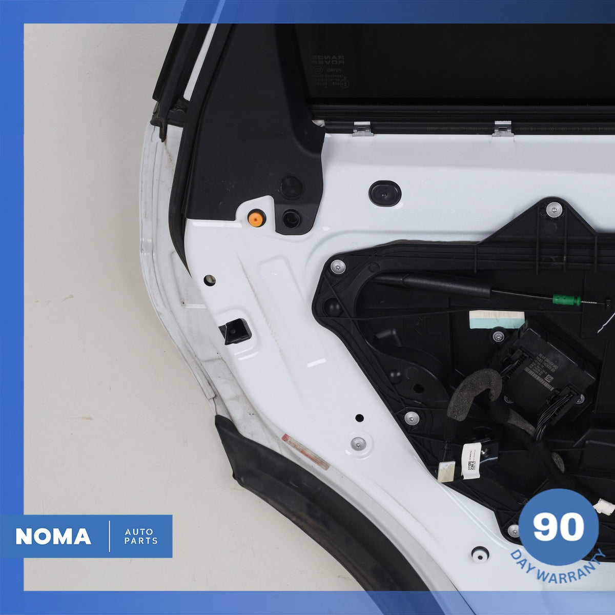 12-19 LR Range Rover Evoque L538 4DR Rear Left Side Door Panel Shell White OEM - photo 13