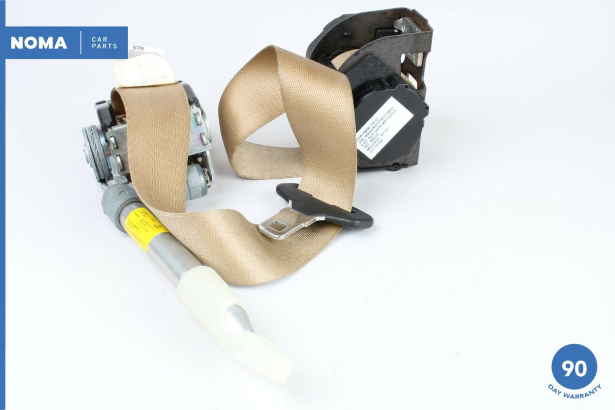 07-08 BMW 750Li E65 E66 Rear Right or Left Side Seat Belt Retractor Beige OEM - photo 1