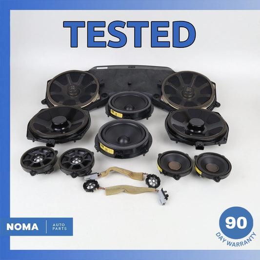 10-19 Jaguar X351 XJ XJR Front & Rear 1200W Premium Speaker Set OEM - photo 1