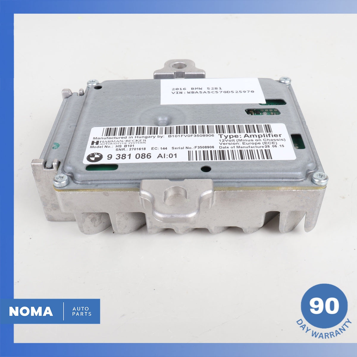 BMW F10 528i Active Sound Audio Amplifier Control Module Unit OEM - photo 3
