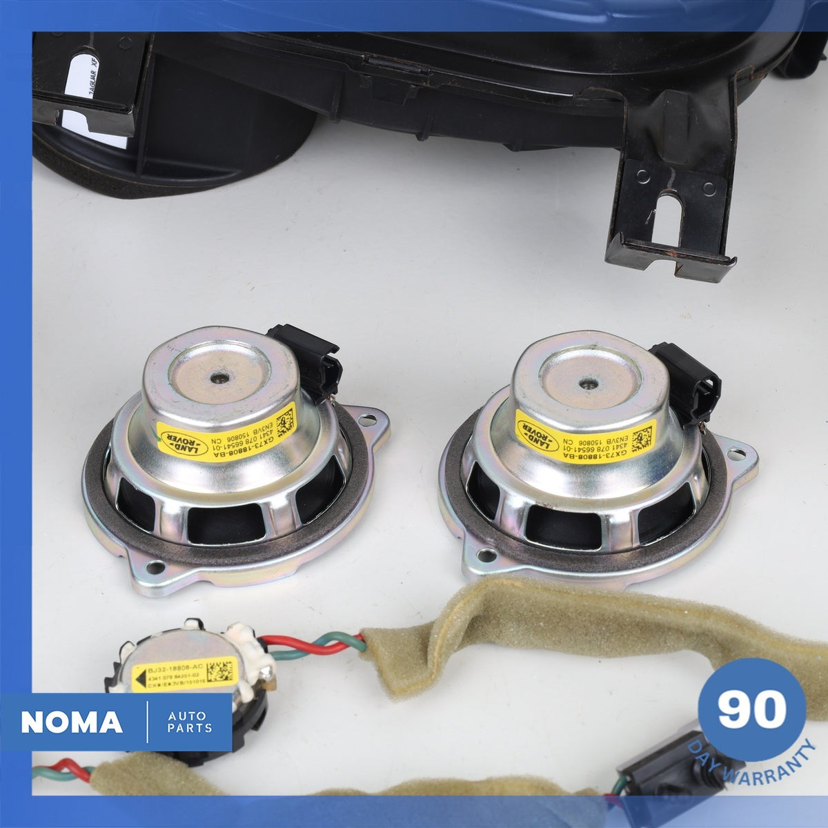 16-23 Jaguar X260 XF XE Front & Rear Meridian Premium Speaker Subwoofer Set OEM - photo 18