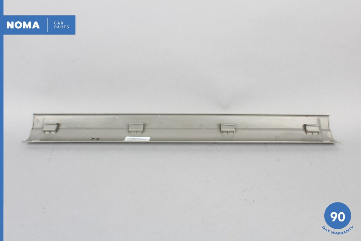 04-10 BMW 530i E60 E61 Front Right Passenger Side Door Sill Scuff Trim Grey OEM - photo 5