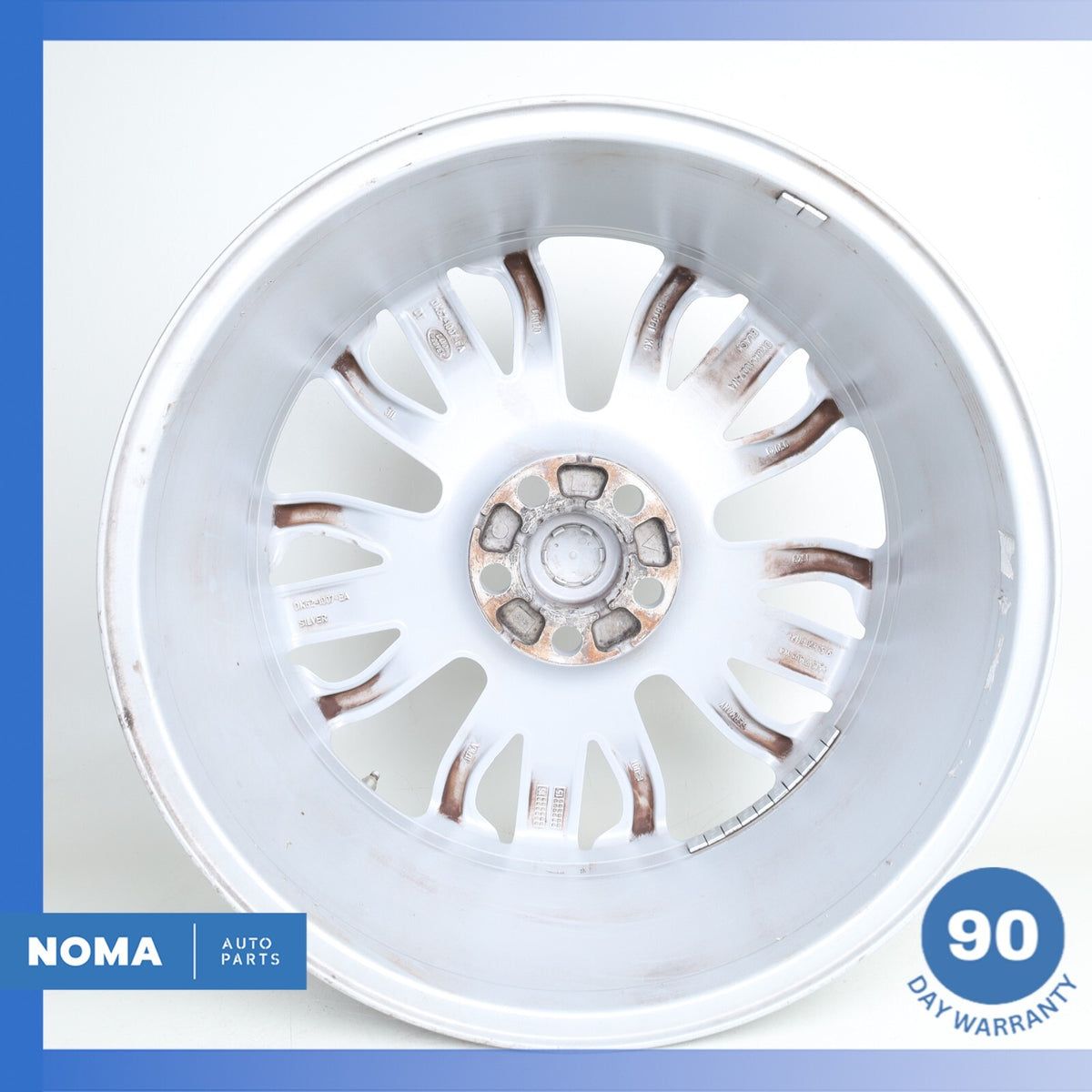 14-22 LR Range Rover Sport L494 Style 5 9.5 x R21 21" Wheel Rim Silver OEM - photo 10