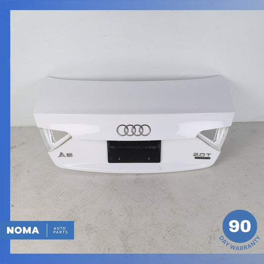 08-17 Audi 8T A5 S5 Coupe Trunk Lid Panel Assembly White 8T0827023AJ OEM - photo 1