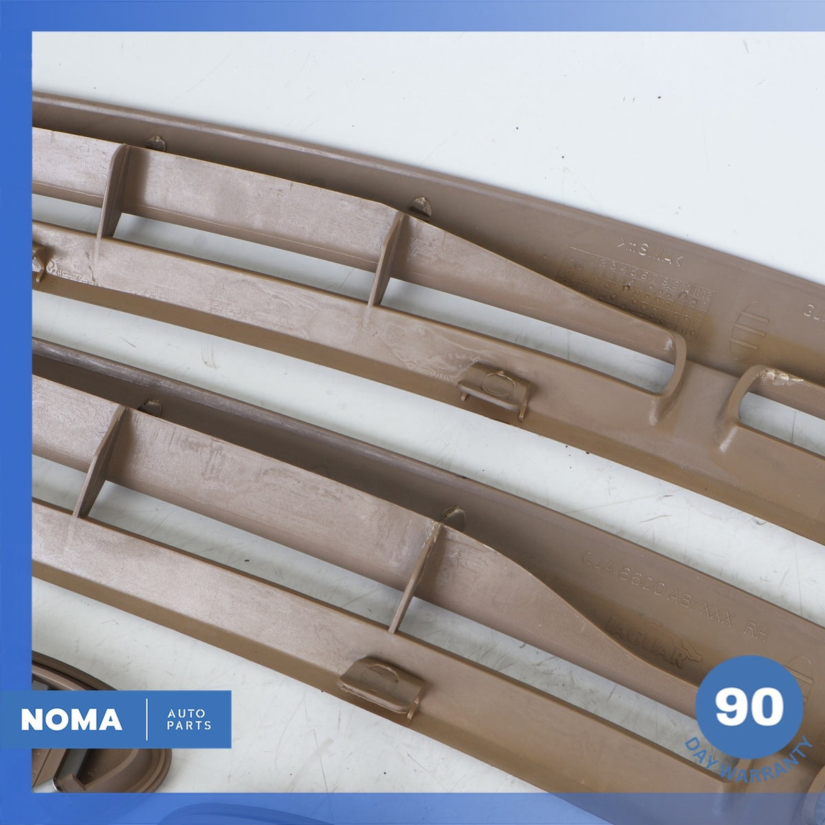 97-06 Jaguar X100 XK8 XKR Dash Windshield Air Vent Grill Grille Set Beige OEM - photo 14