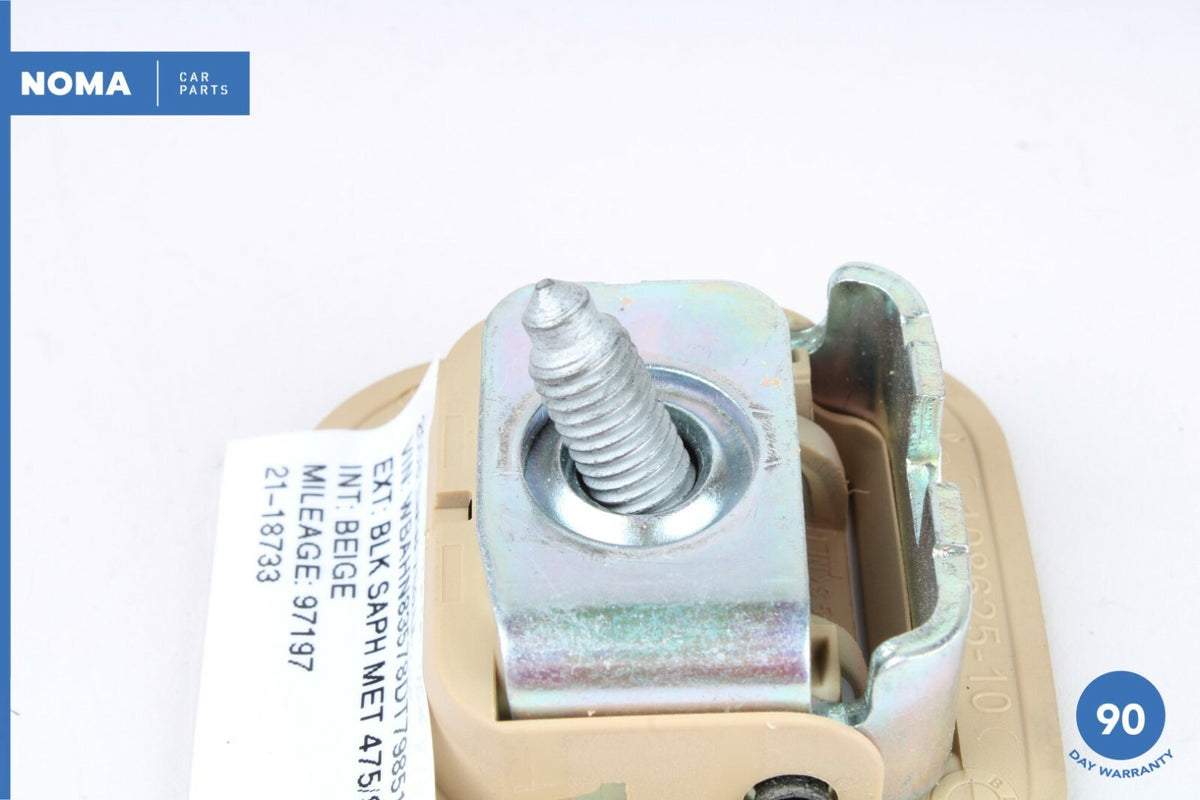 02-08 BMW 750Li E66 Rear Deck Child Seat Tie Down Hook 7129284 Beige OEM - photo 5