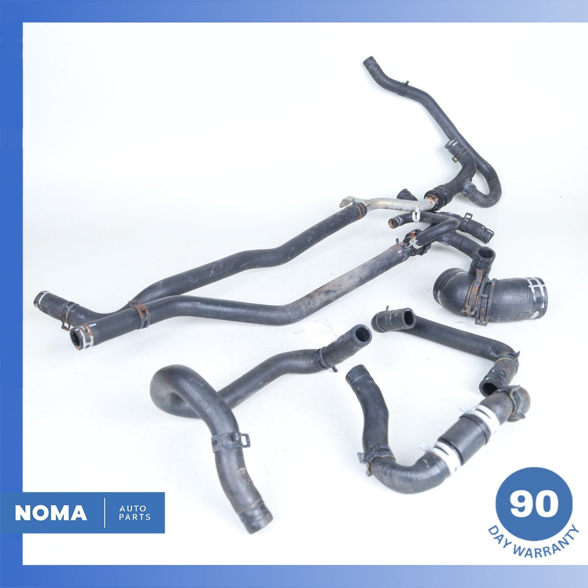 00-02 Jaguar X100 XKR 4.0L Supercharged Engine Radiator Coolant Hose Set OEM - photo 12