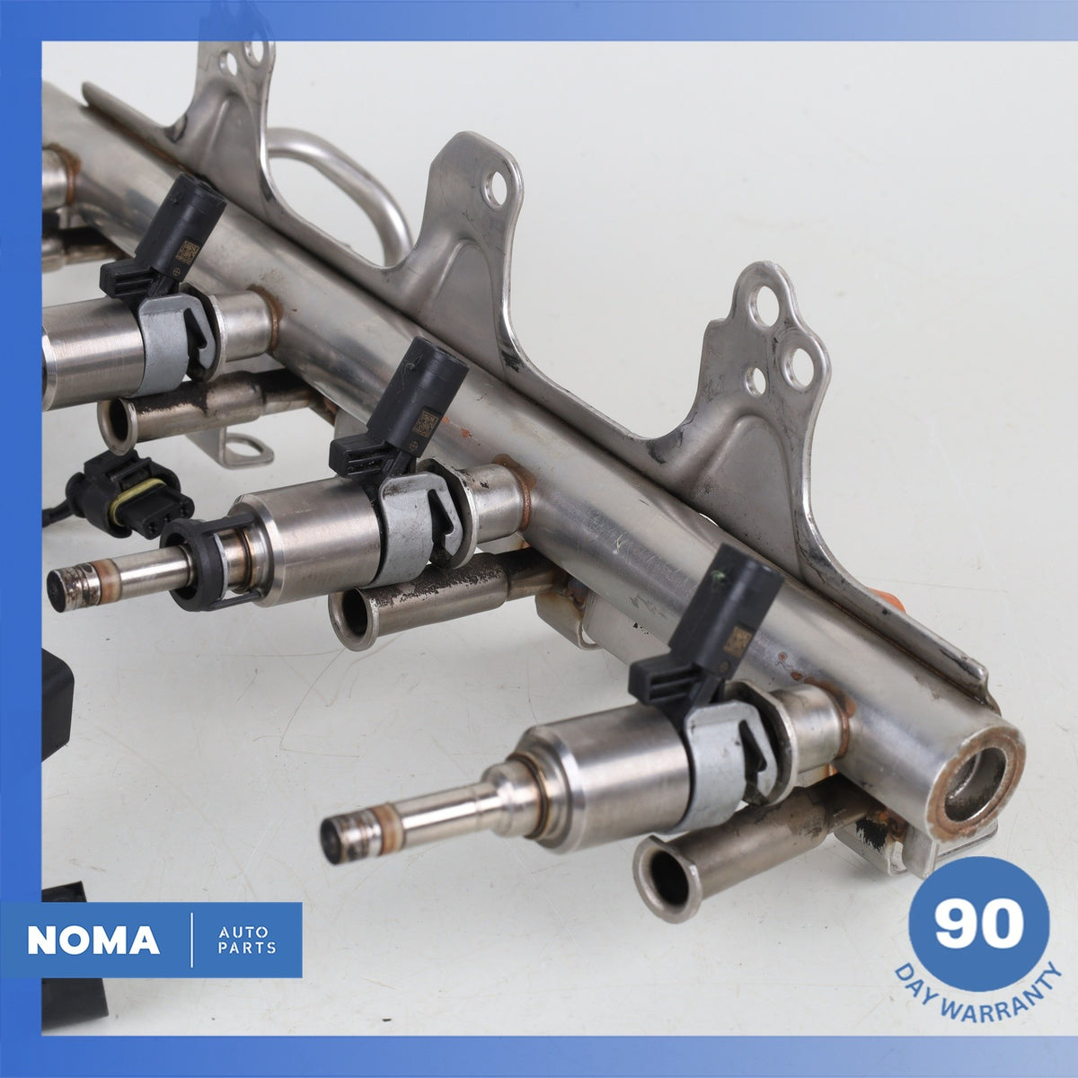 10-18 Audi 8U Q3 Q5 A4 A5 TT 2.0L Fuel Gas Rail w/ Injectors 06J133317M OEM - photo 16
