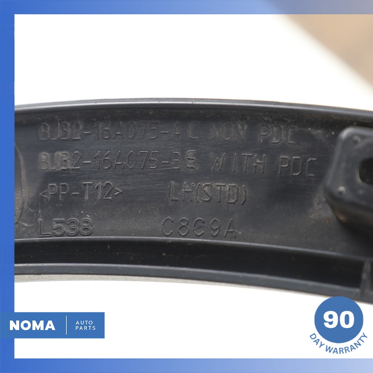 12-19 Range Rover Evoque L538 4DR Front Left Side Wheel Arch Molding OEM - photo 12