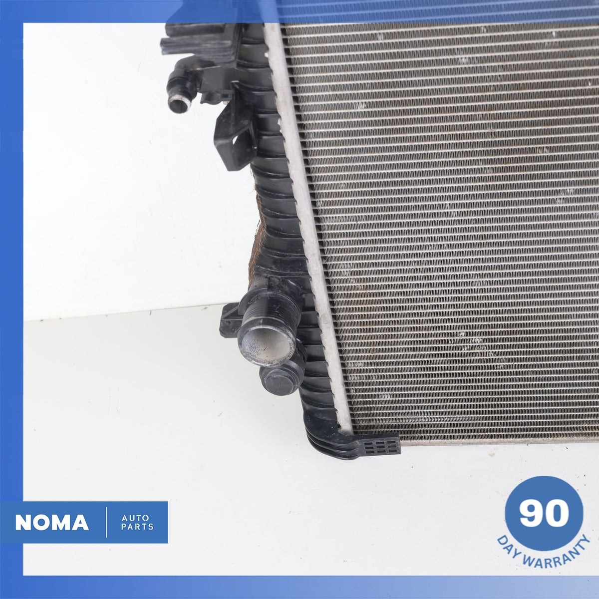 10-19 Jaguar X351 XJ XFR Radiator A/C AC Condenser Intercooler Assembly OEM - photo 14