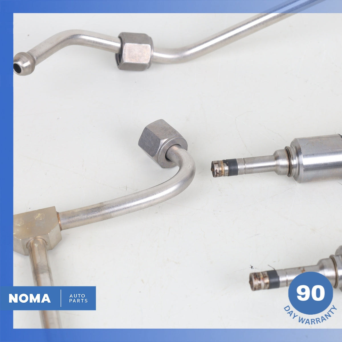 16-20 BMW G12 740i 3.0L Engine Motor Fuel Injector Rail Set w/ Lines OEM 76k - photo 12