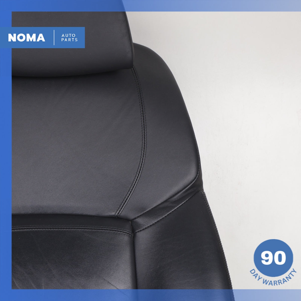 10-13 BMW F10 550i Front Right or Left Top Upper Seat Cushion Nappa Black OEM - photo 3