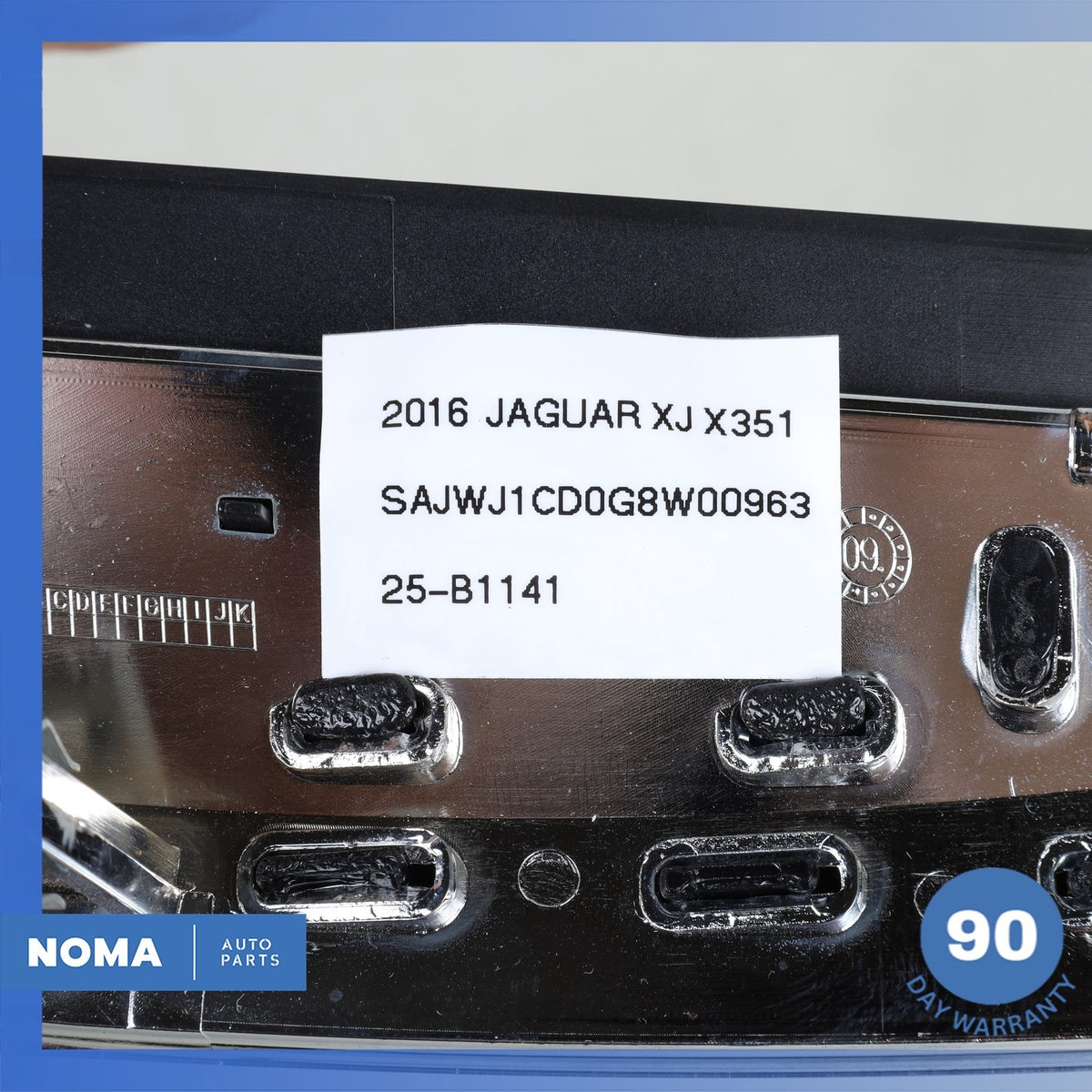 2016 Jaguar X351 XJ XJR Dash Climate Control Radio Display Trim Bezel OEM - photo 12