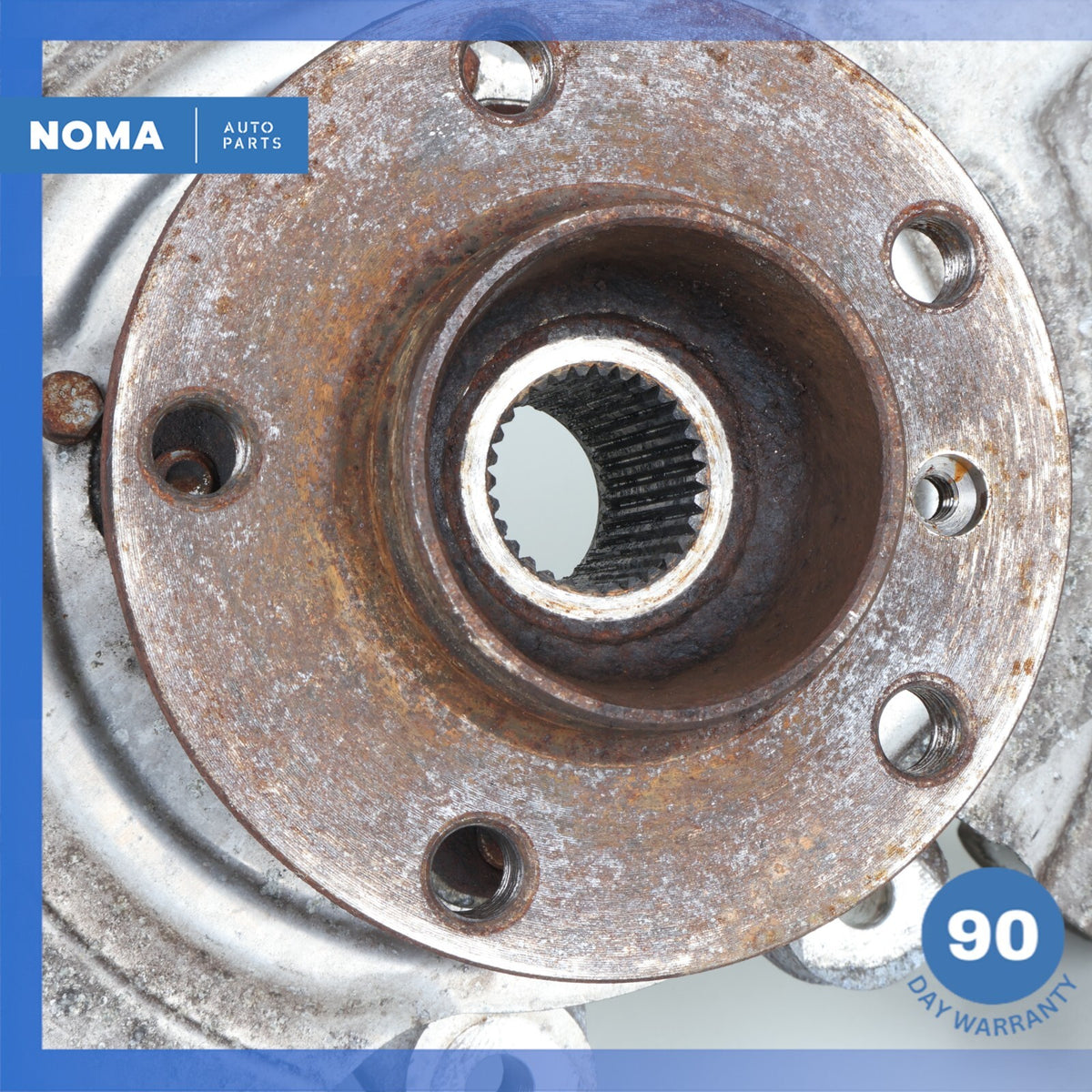 2013 BMW F10 ActiveHybrid 5 Rear Right Spindle Knuckle Hub w/ Shield OEM - photo 7