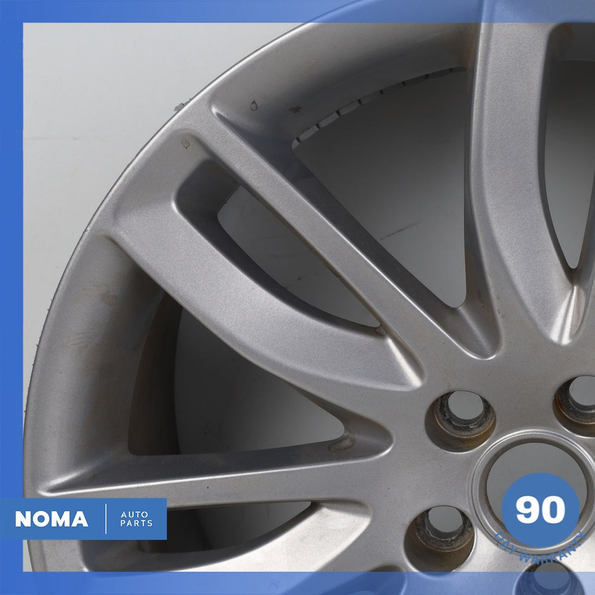 16-23 Jaguar X260 XF XE Razor 8 x R19 19" Wheel Rim Silver T2H4954 OEM - photo 3