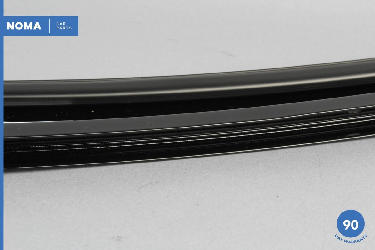 03-08 Jaguar S-Type X202 Front Left Side Outer Door B-Pillar Molding Black OEM - photo 8