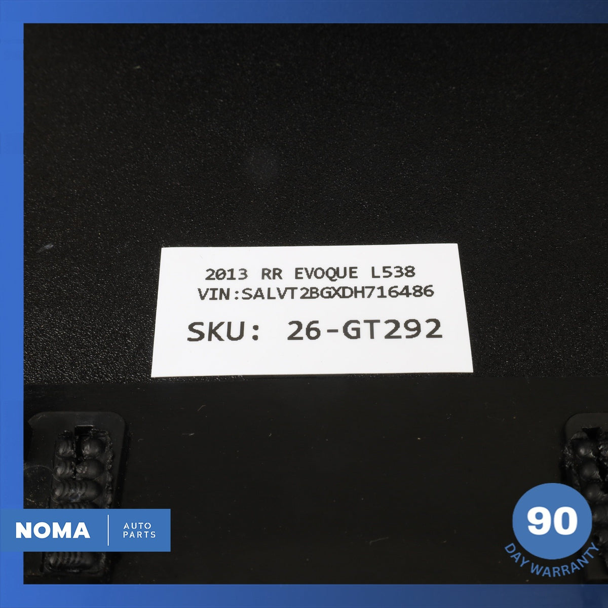 12-13 LR Range Rover Evoque L538 Rear Right Side Exterior D-Pillar Molding OEM - photo 13
