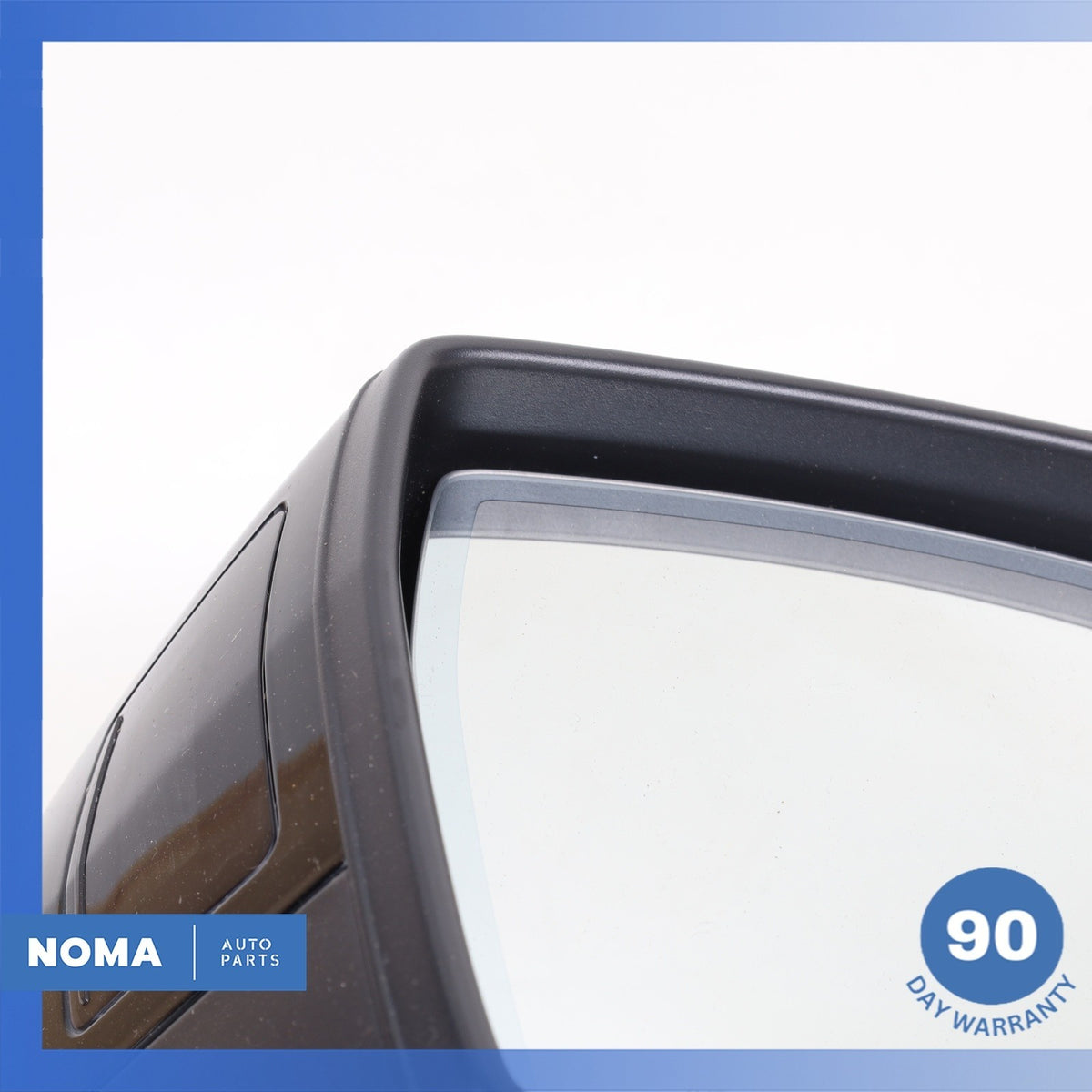 17-19 Audi 4M Q7 Right Rear Side View Door Mirror w/ Blind Spot Black OEM 36k - photo 5