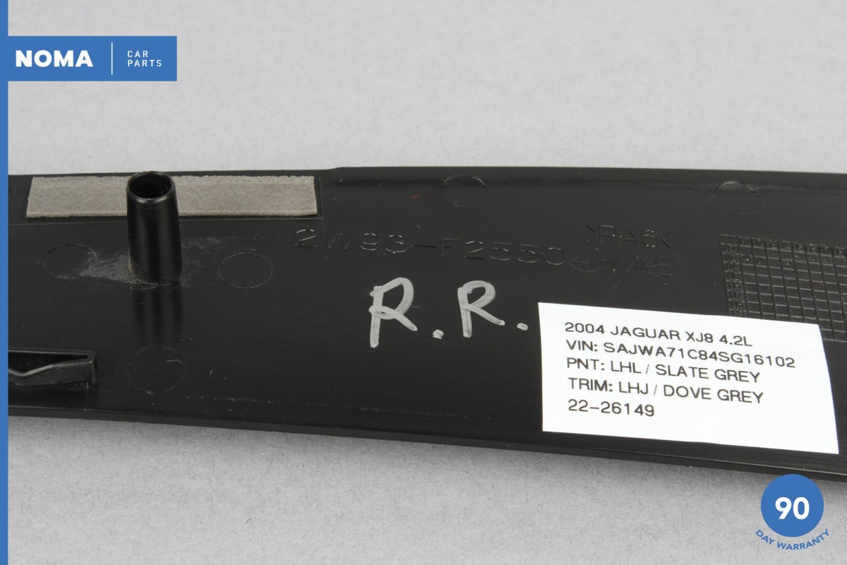 04-07 Jaguar XJ8 VDP X350 X358 Rear Right Passenger Side Inner Door Molding OEM - photo 8