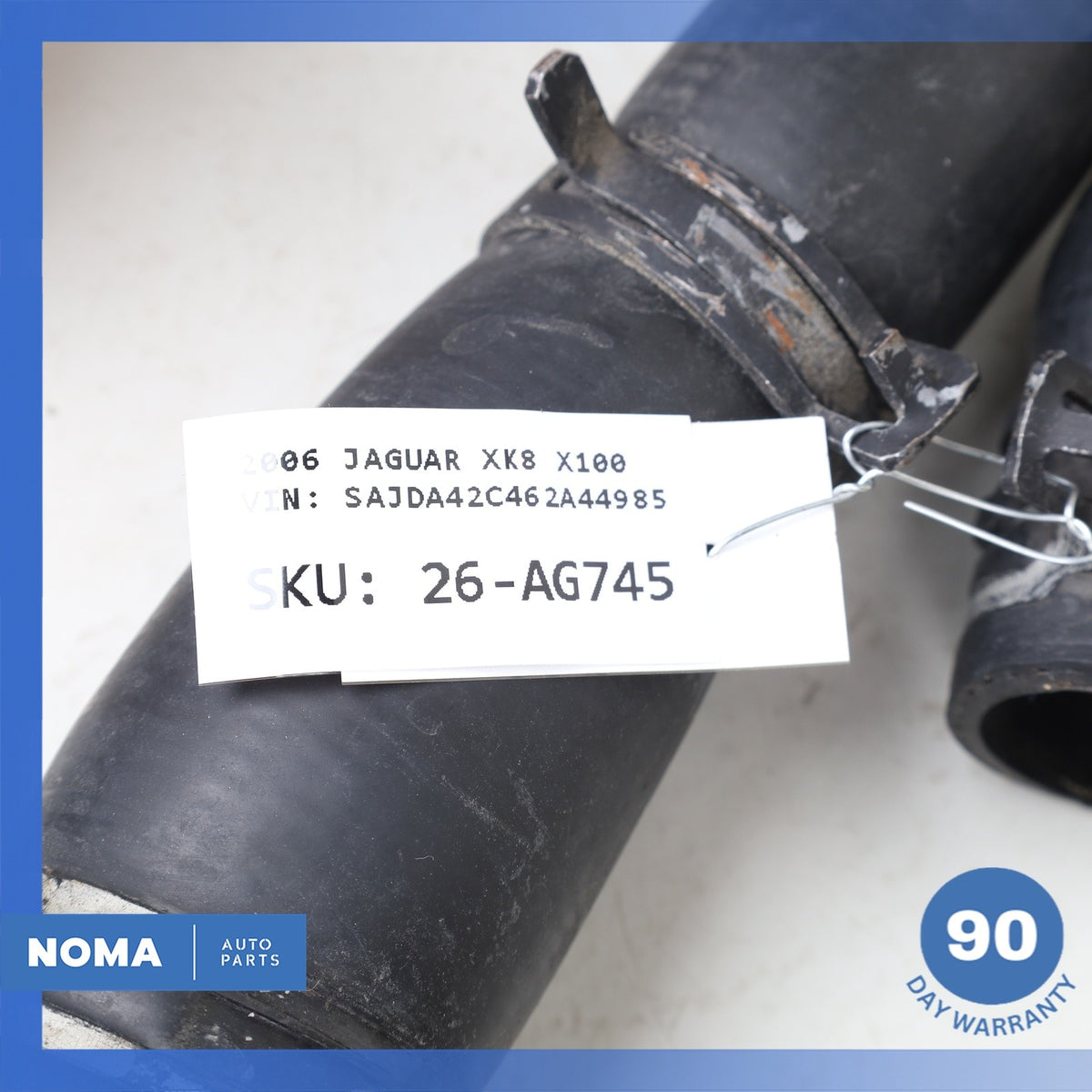 03-06 Jaguar X100 XK8 4.2L N/A Lower & Upper Radiator Hose Pipe Set C2N1173 OEM - photo 10
