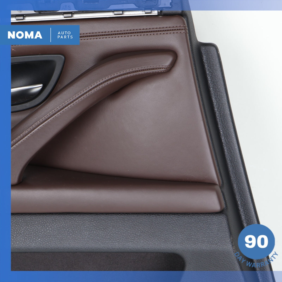 11-16 BMW F10 528i 535i Rear Left Interior Door Panel Assembly Nappa Brown OEM - photo 3