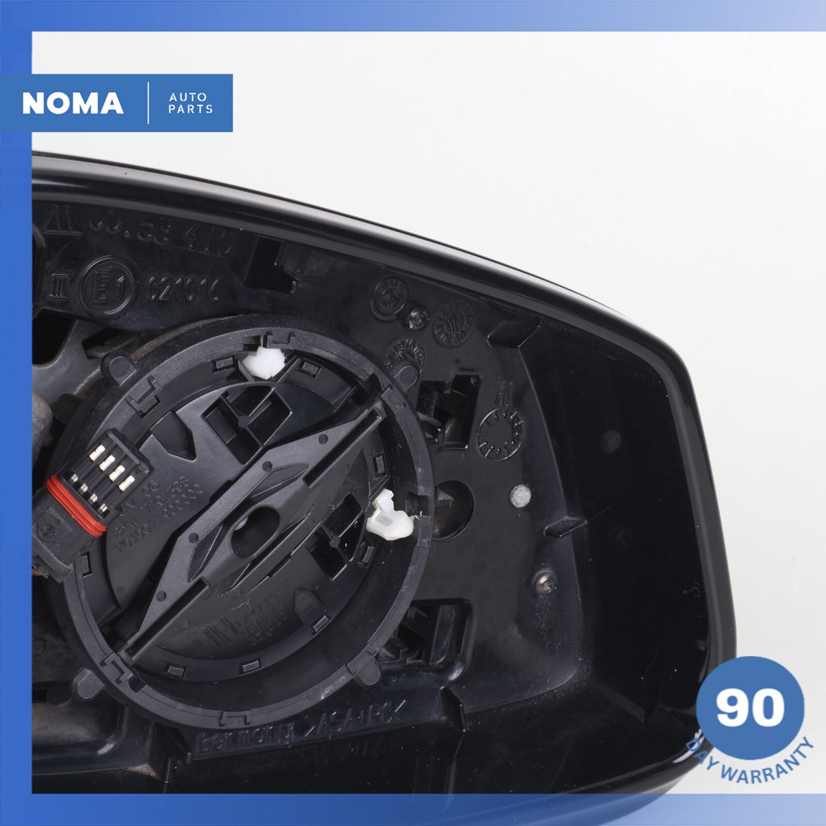 11-13 BMW F10 550i 535i 528i Right Passenger Rear View Door Mirror Black OEM - photo 3