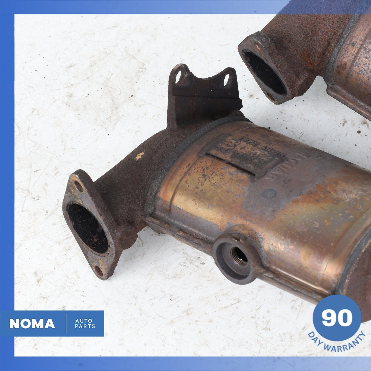00-03 Jaguar X100 XKR XJR 4.0 S/C Left & Right Side Exhaust Downpipe Set OEM - photo 5