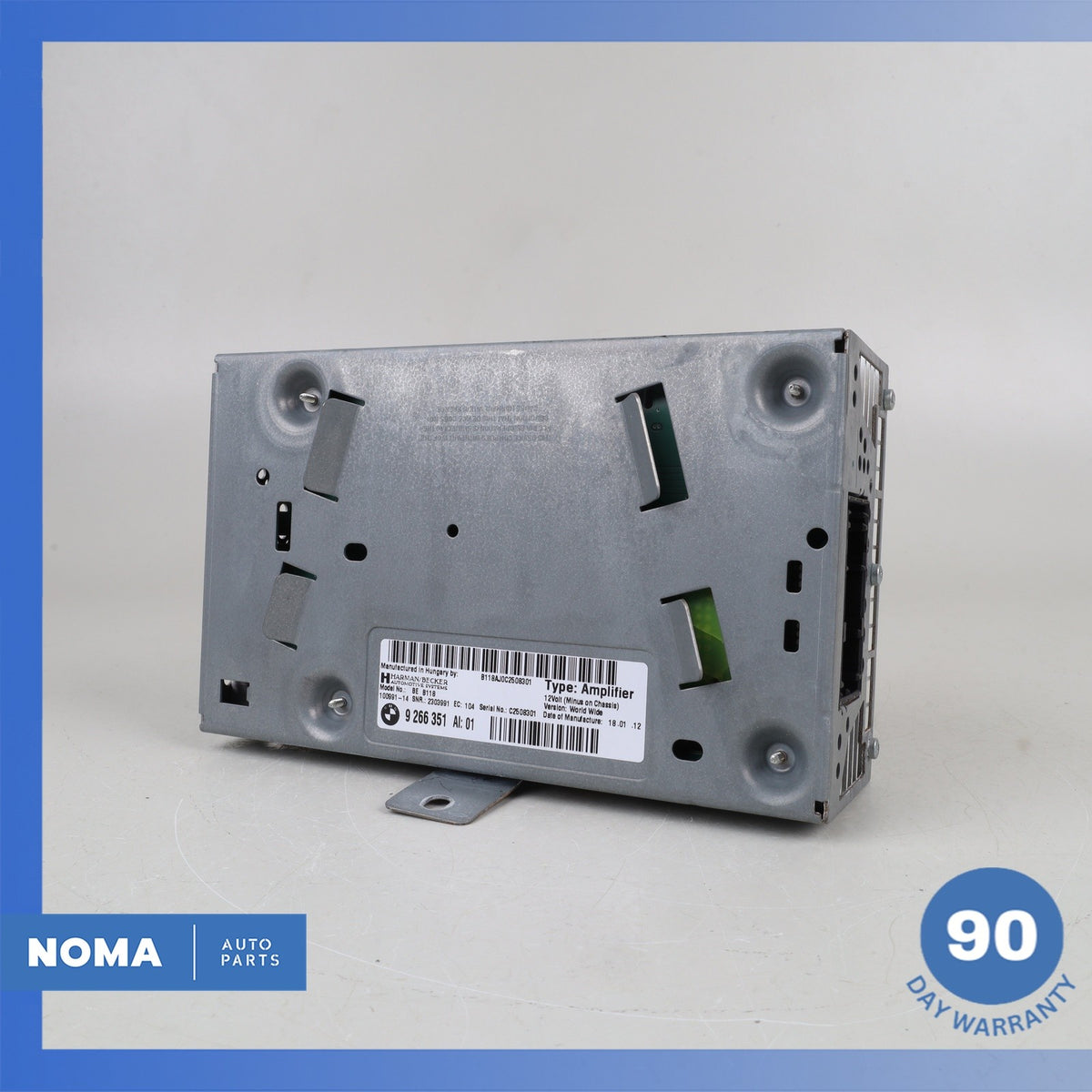 BMW F07 535i GT Harman Becker Audio Amplifier 65129266351 OEM - photo 8