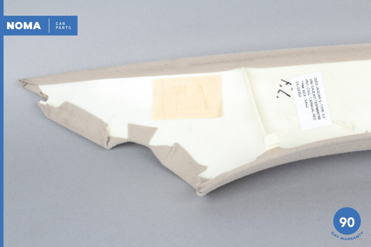 03-04 Jaguar S-Type X202 Front Left Driver Side A Pillar Cover Trim ADX OEM - photo 14