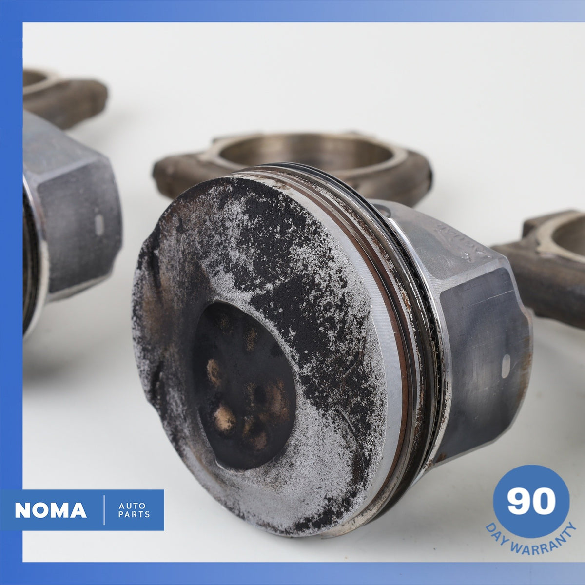 13-21 Jaguar X351 XJ XF RR L494 3.0L AJ126S Engine Piston Connecting Rod Set OEM - photo 11