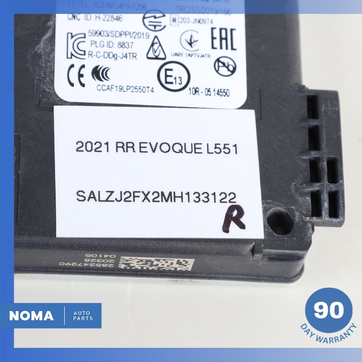 21-23 RR Evoque L551 L550 Left or Right Blind Spot Radar Distance Sensor OEM 58k - photo 7