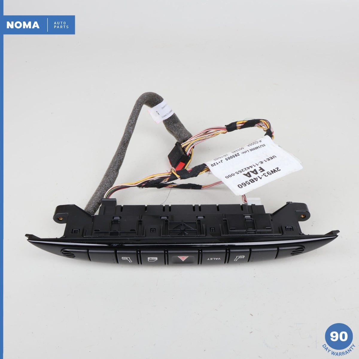 04-05 Jaguar XJ8 XJR X350 Dash Heated Seat Hazard Light Switch w/ Harness OEM - photo 9
