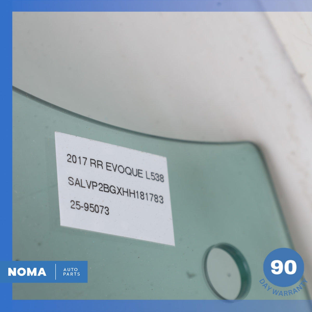 12-19 Range Rover Evoque L538 4DR Front Left Driver Side Door Window Glass OEM - photo 15