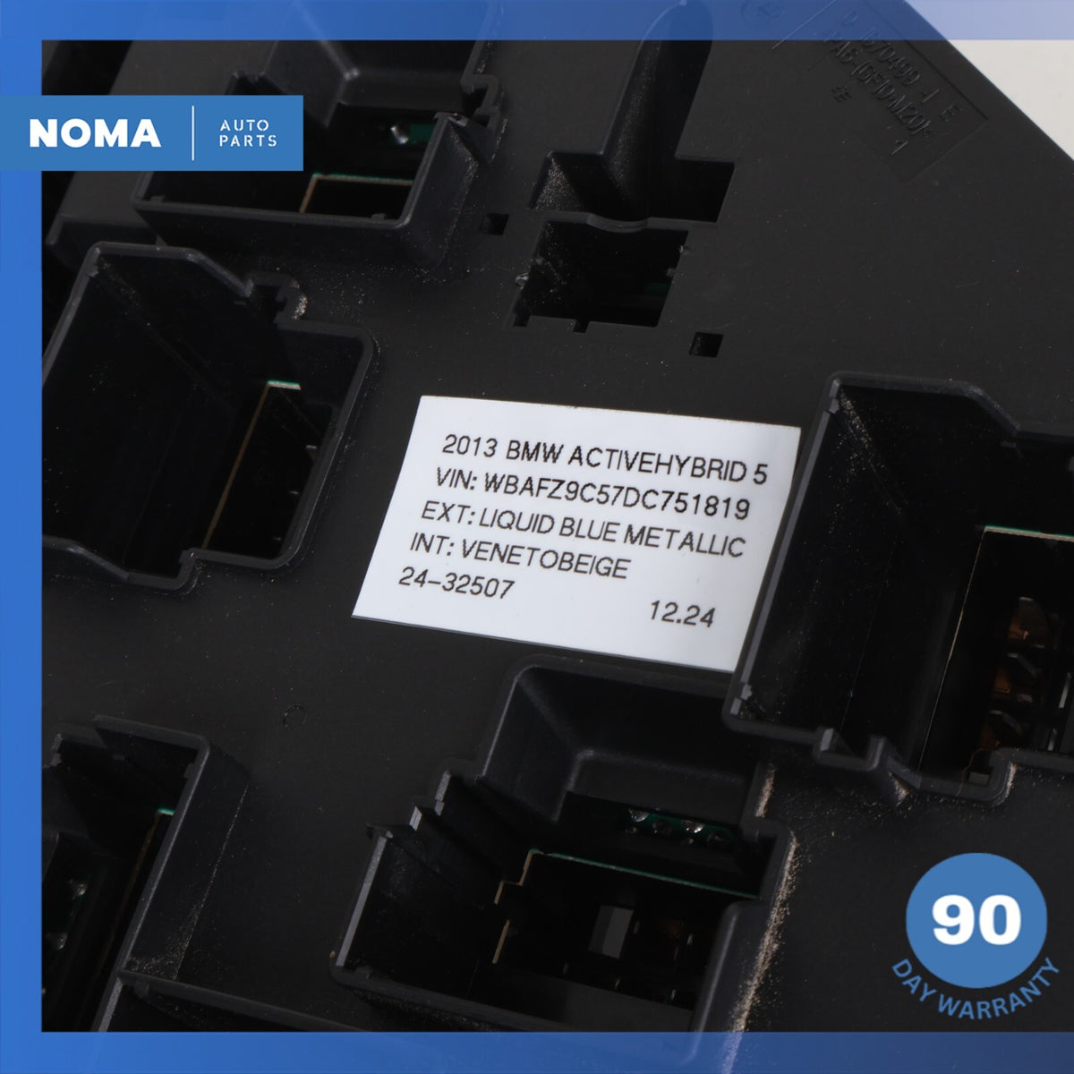 2013 BMW F10 ActiveHybrid 5 Rear Relay Fuse Box 61149264923 OEM - photo 13