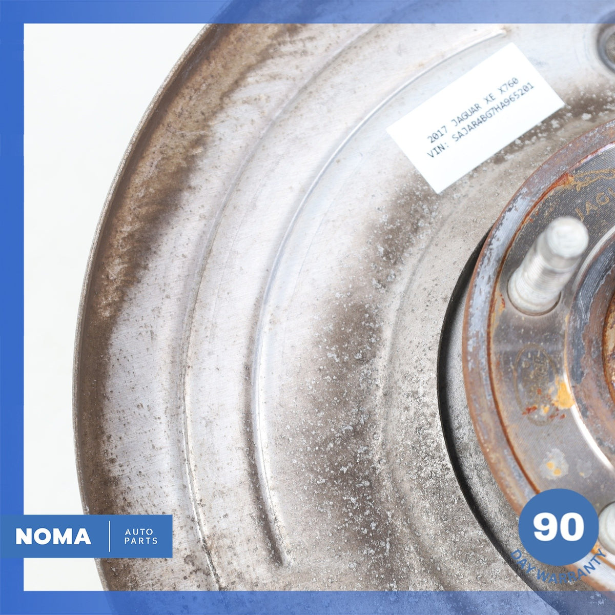 16-20 Jaguar X760 XE XF Rear Right Side Spindle Knuckle Hub w/ Shield OEM - photo 5