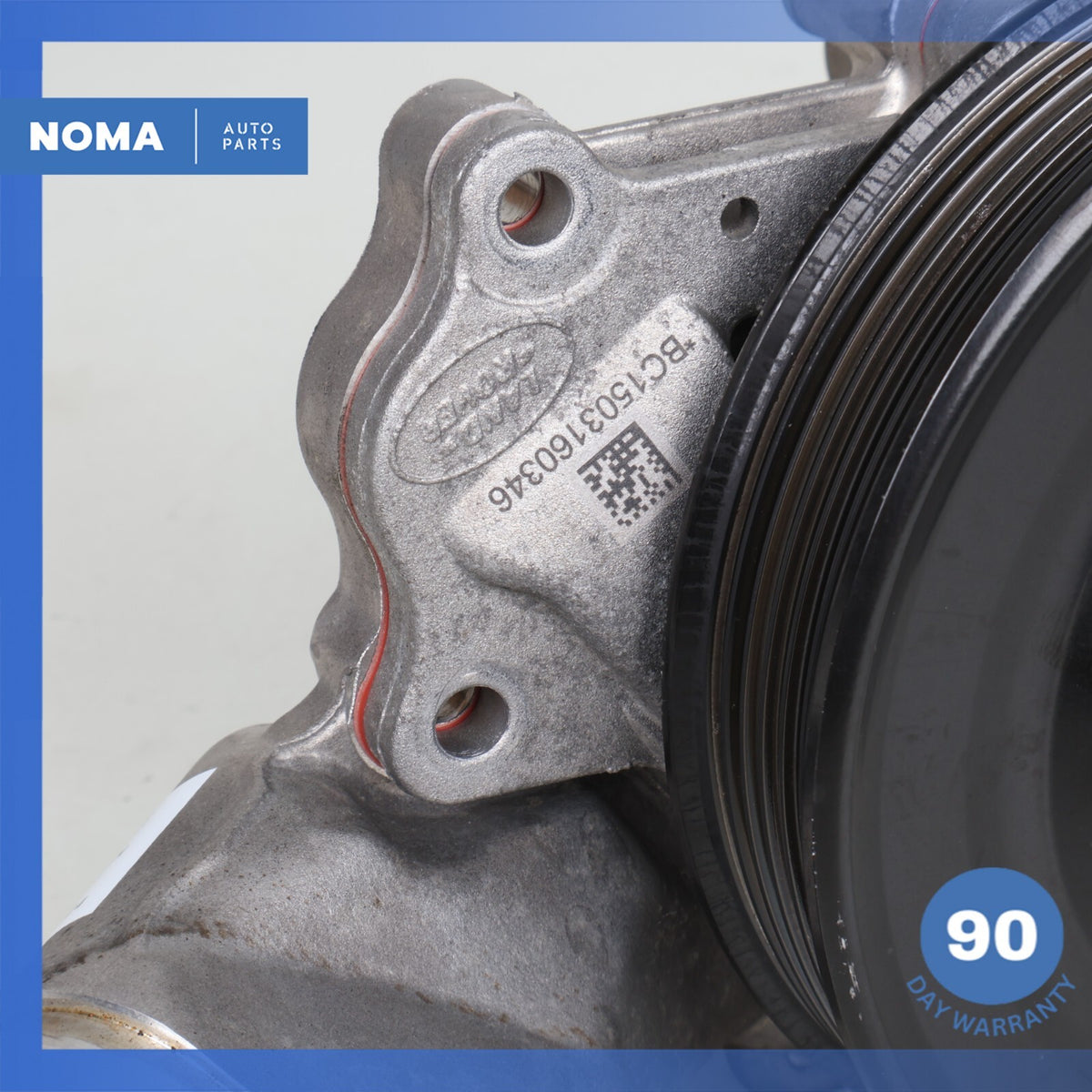 10-23 Jaguar X761 F-Pace XK Engine Coolant Water Pump w/ Pulley 8W938K500BC OEM - photo 4