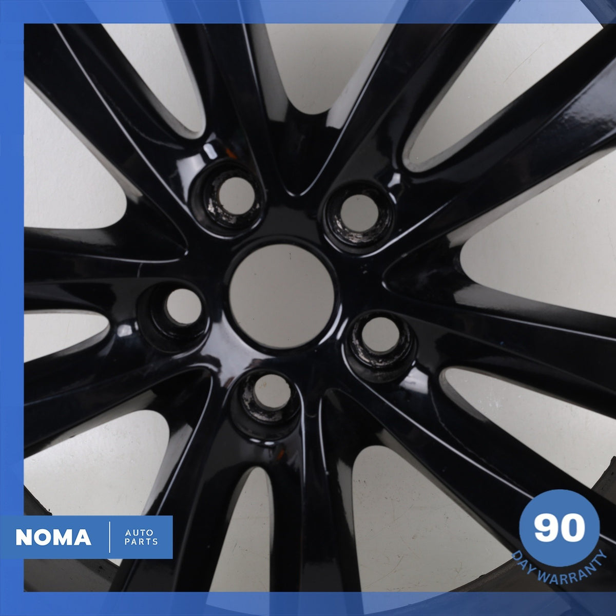 17-21 Jaguar X760 XE Venom 8.5 x R19 19" Rear Wheel Rim Black GX7M1007GA OEM - photo 7