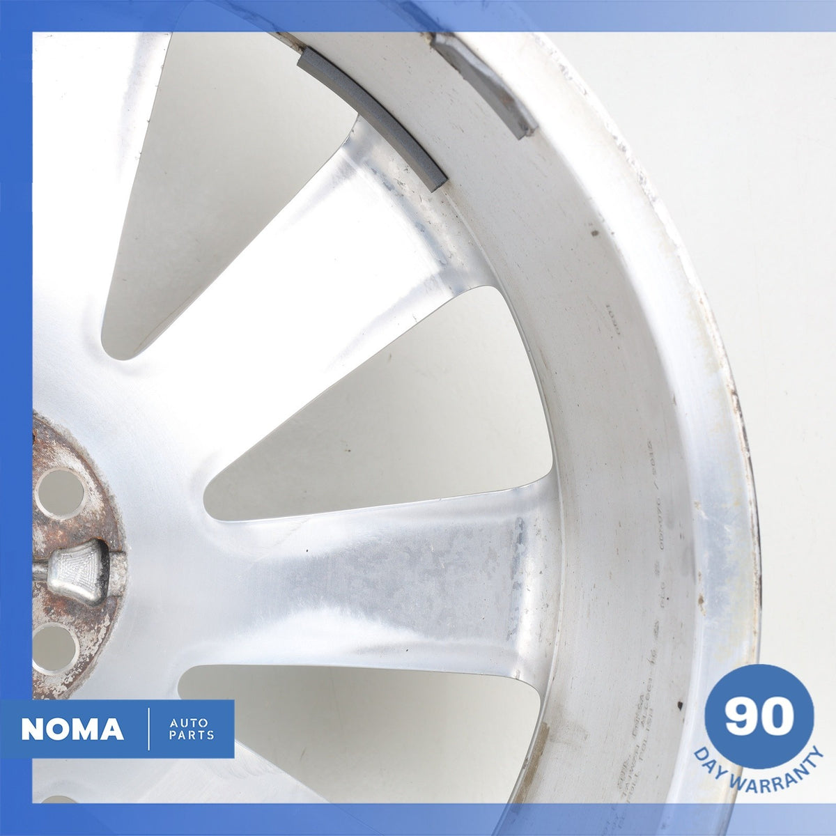 17-24 Jaguar X761 F-Pace Turbine 9 x R22 22" Wheel Rim Chrome OEM - photo 16